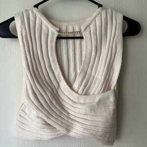 Knitted Crop Tank Top